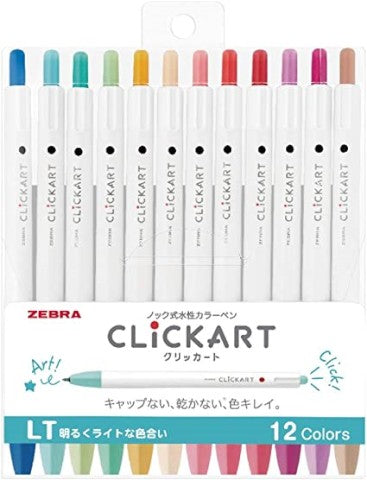 Clickart Knock Sign Pen Color Set