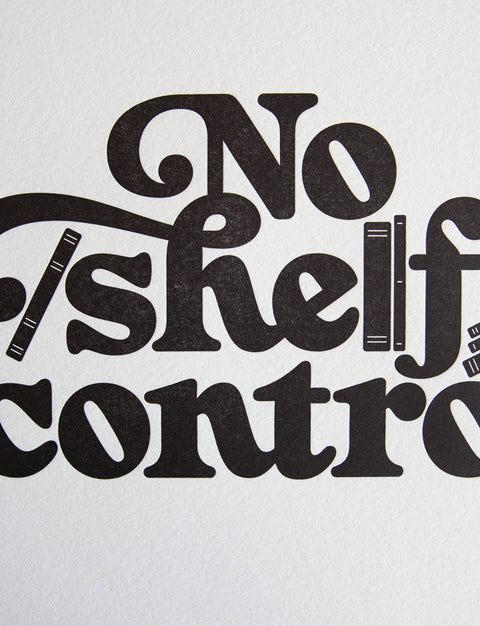 No Shelf Control Print