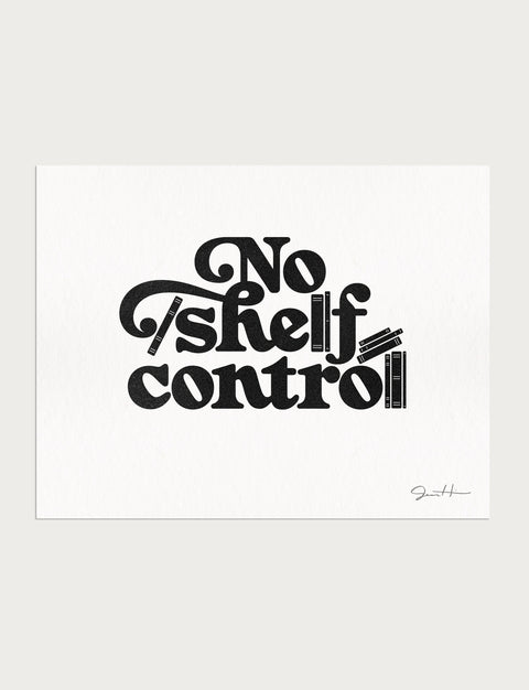 No Shelf Control Print